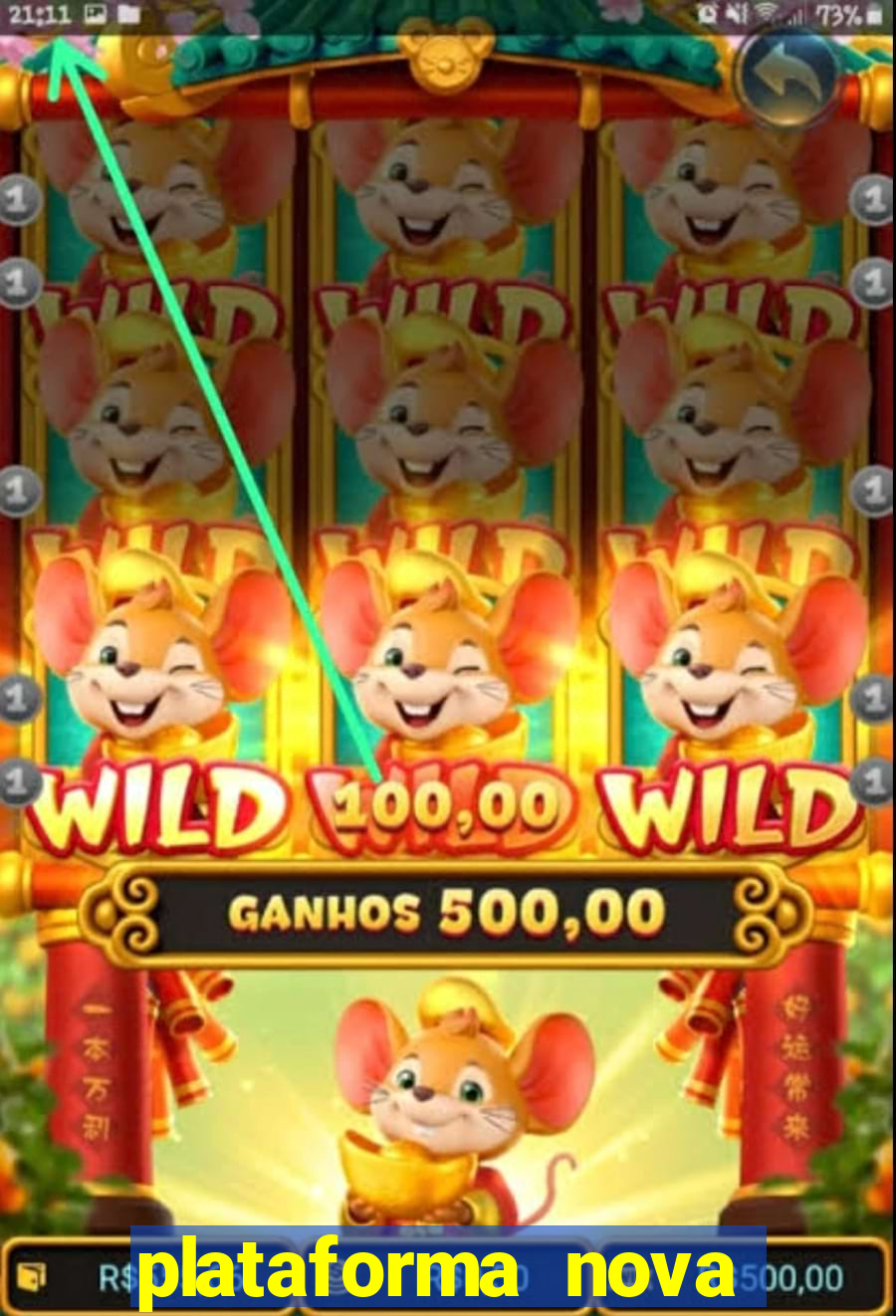 plataforma nova pagando fortune tiger